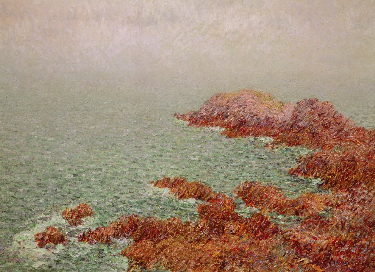 The Red Rocks: Belle-Isle, 1904 od Gustave Loiseau