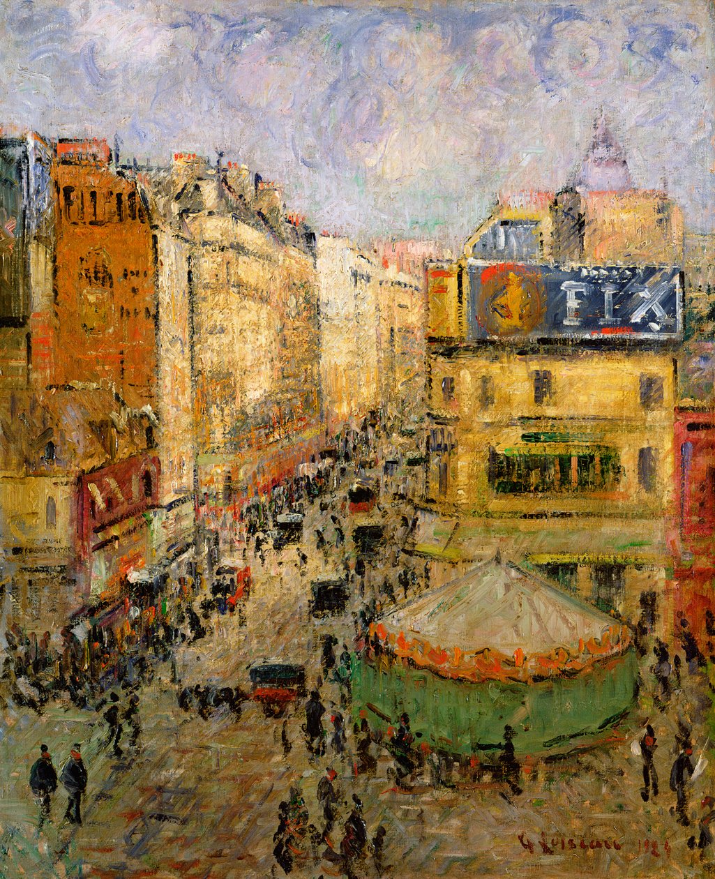 Rue de Clignancourt, 1924 od Gustave Loiseau