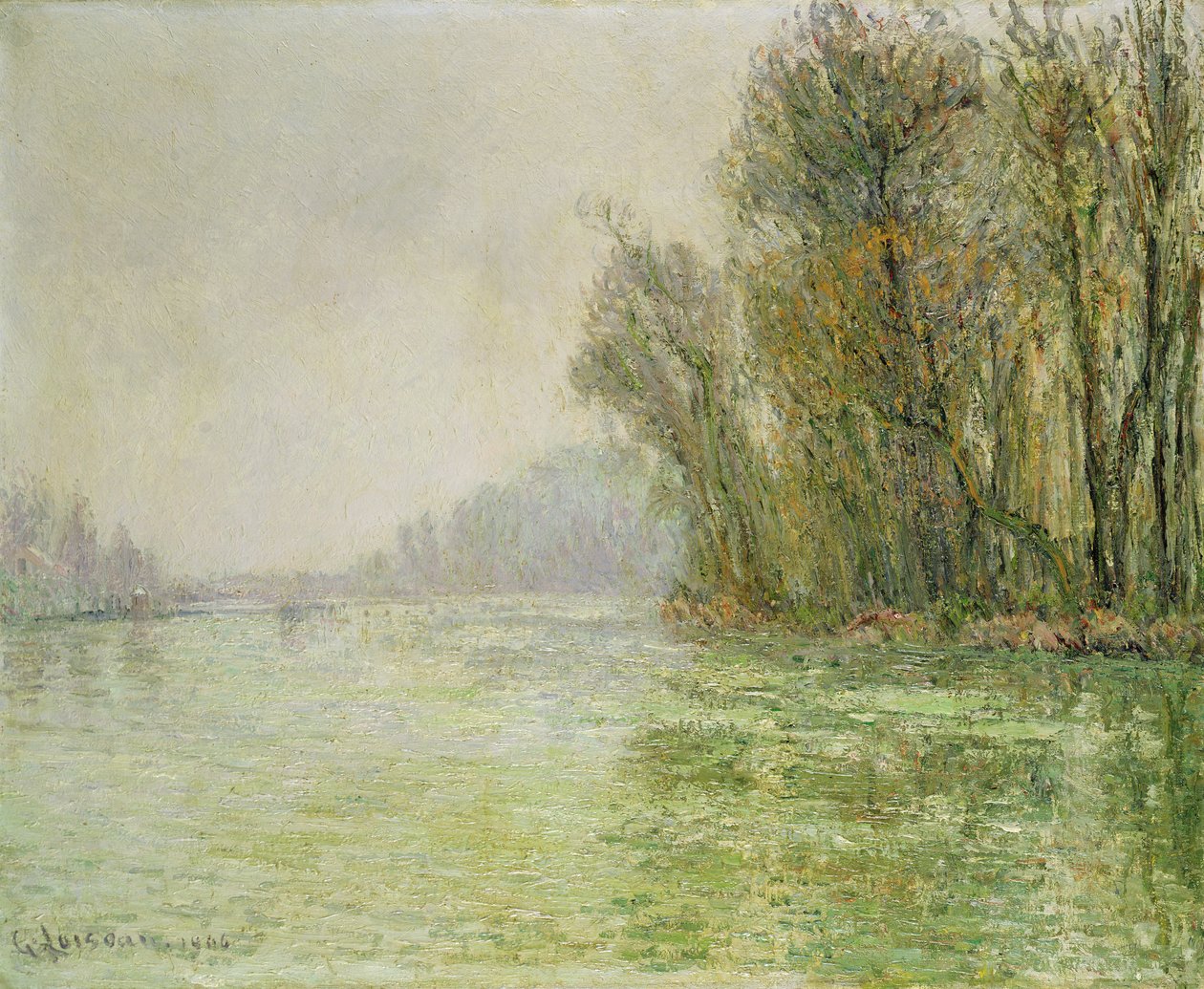 Oise v zimě, 1906 od Gustave Loiseau