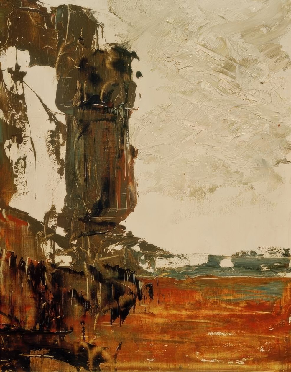 Skica krajiny (?) od Gustave Moreau