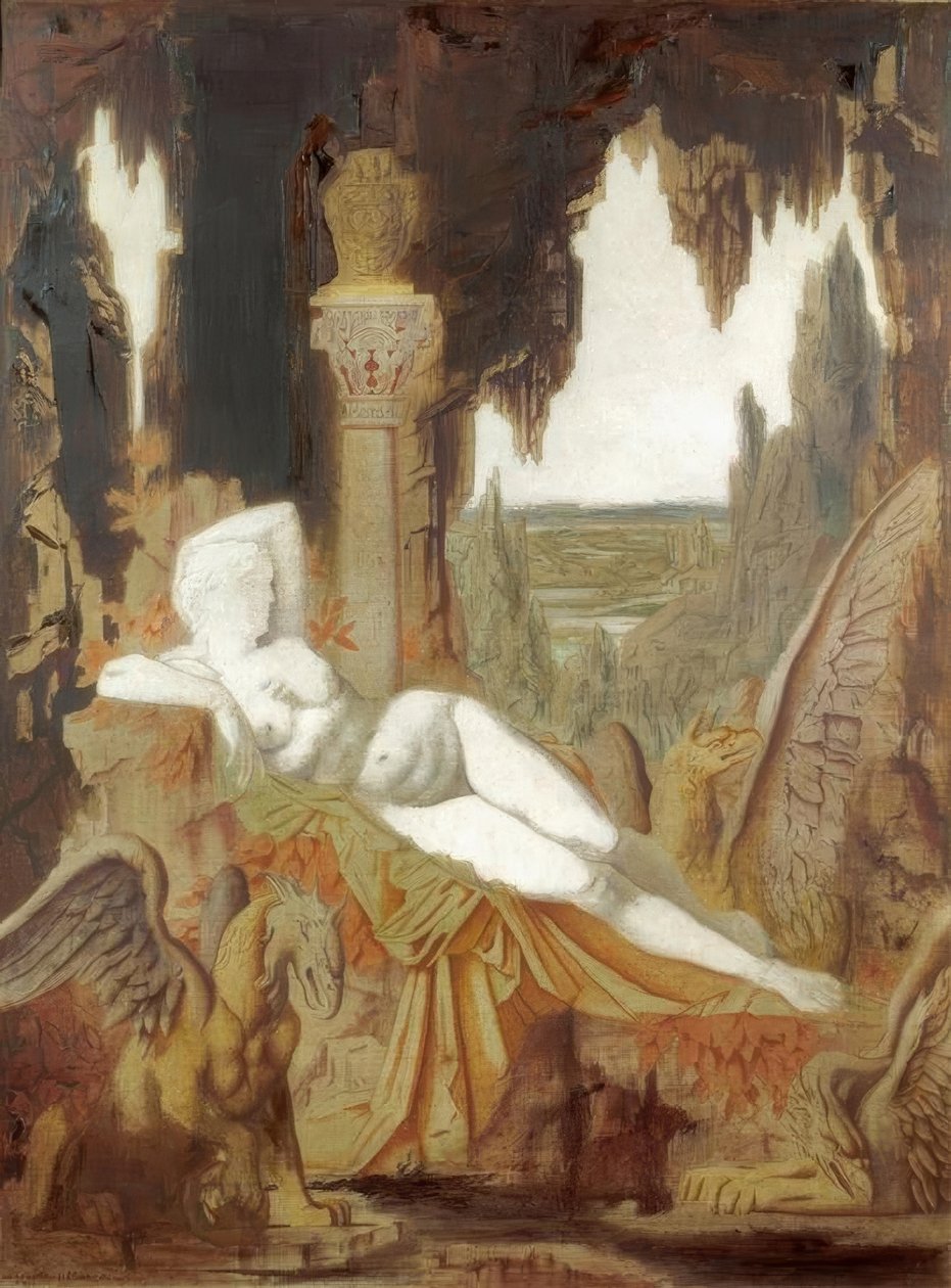 Griffinová víla od Gustave Moreau