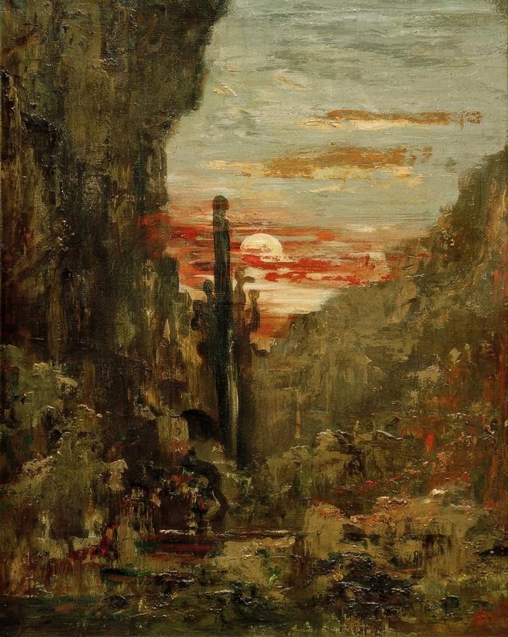Herkules a Hydra z Lerny od Gustave Moreau