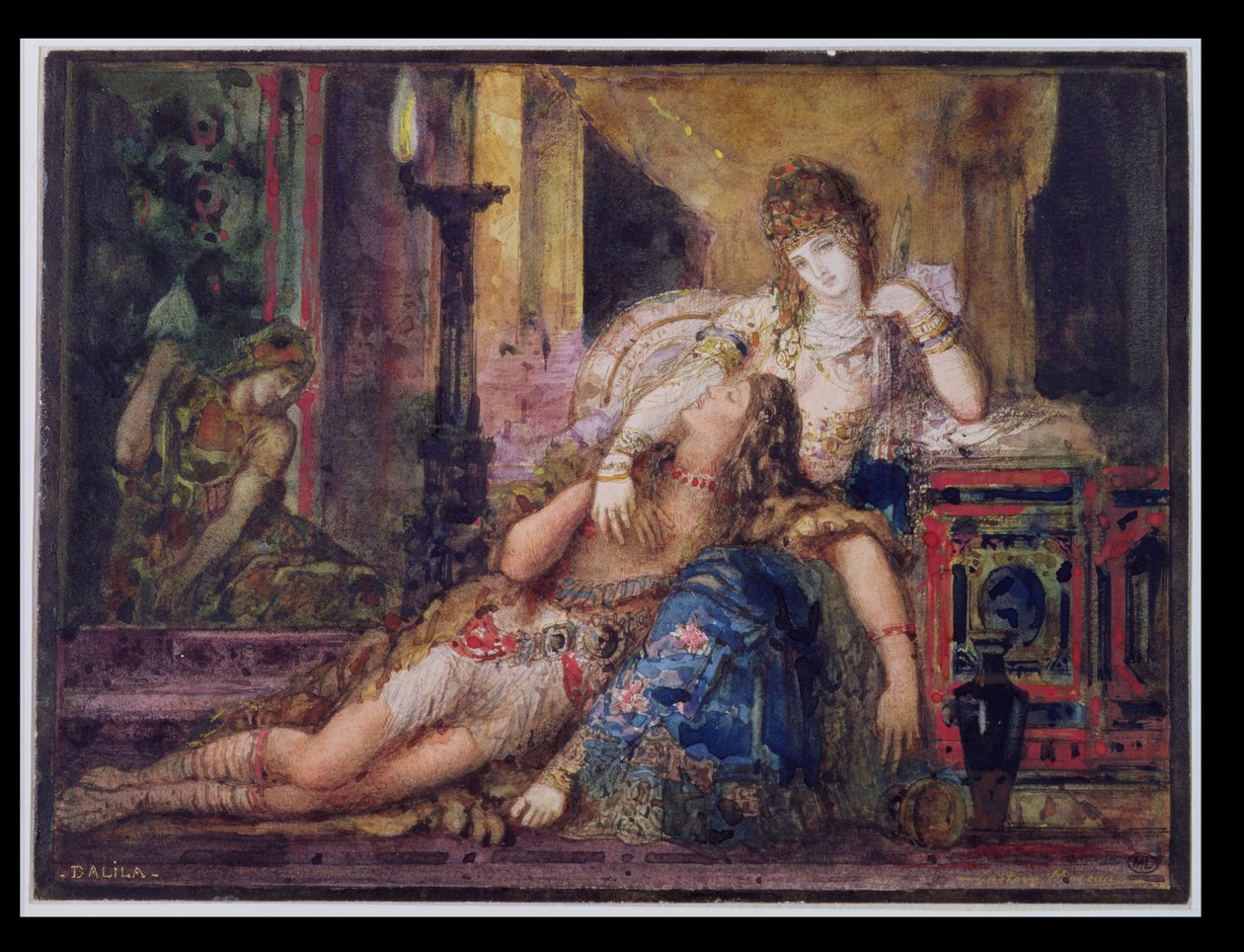 Samson a Dalila od Gustave Moreau