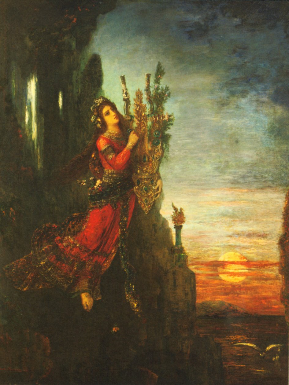 Sappho od Gustave Moreau