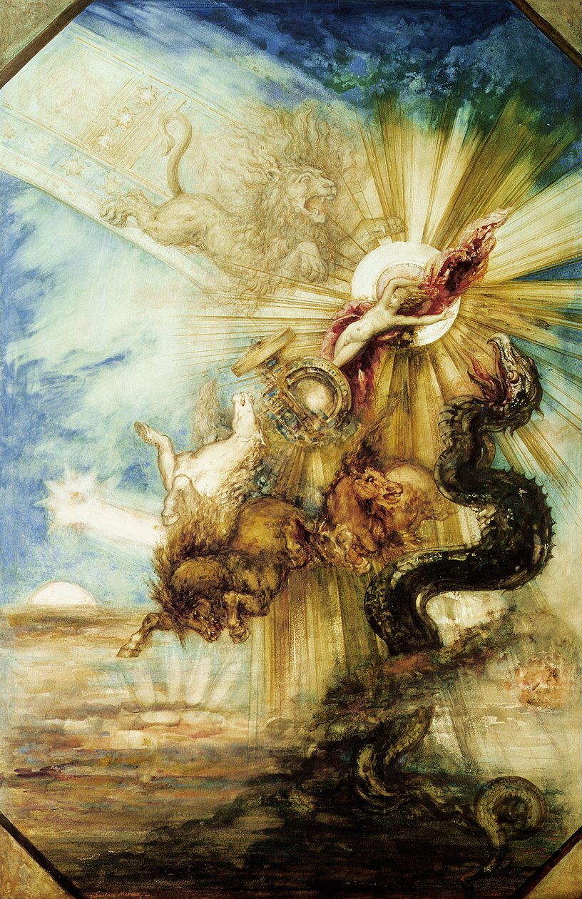 Pád Phaethonu od Gustave Moreau