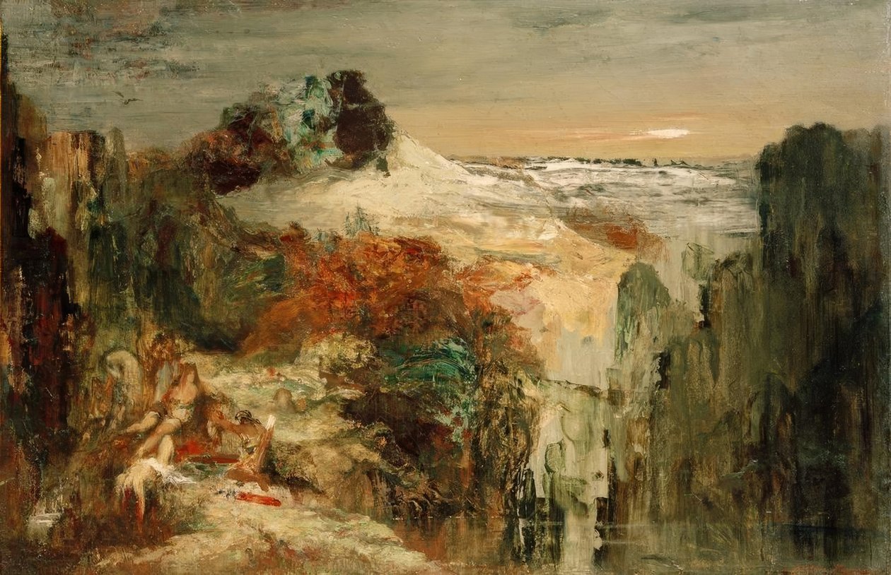 Tomyris a Cyrus od Gustave Moreau