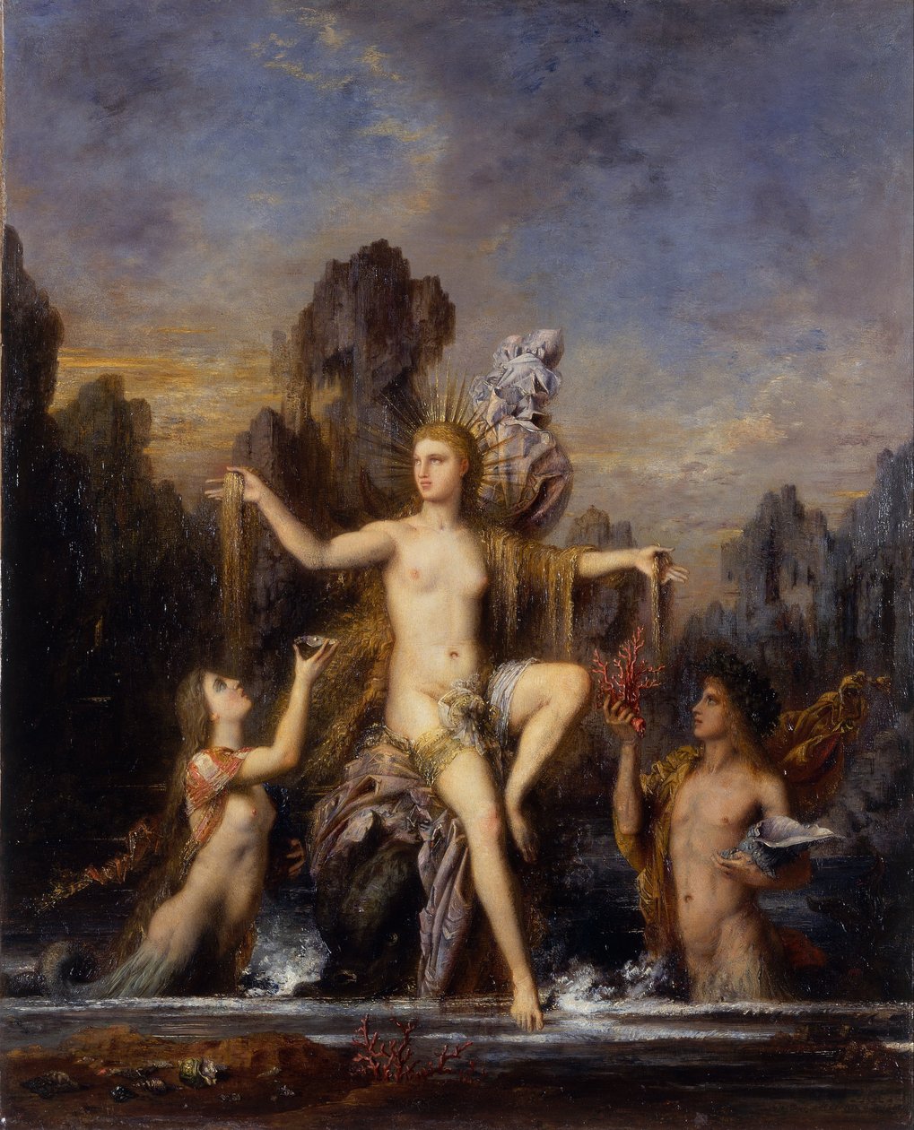 Venuše vycházející z moře od Gustave Moreau