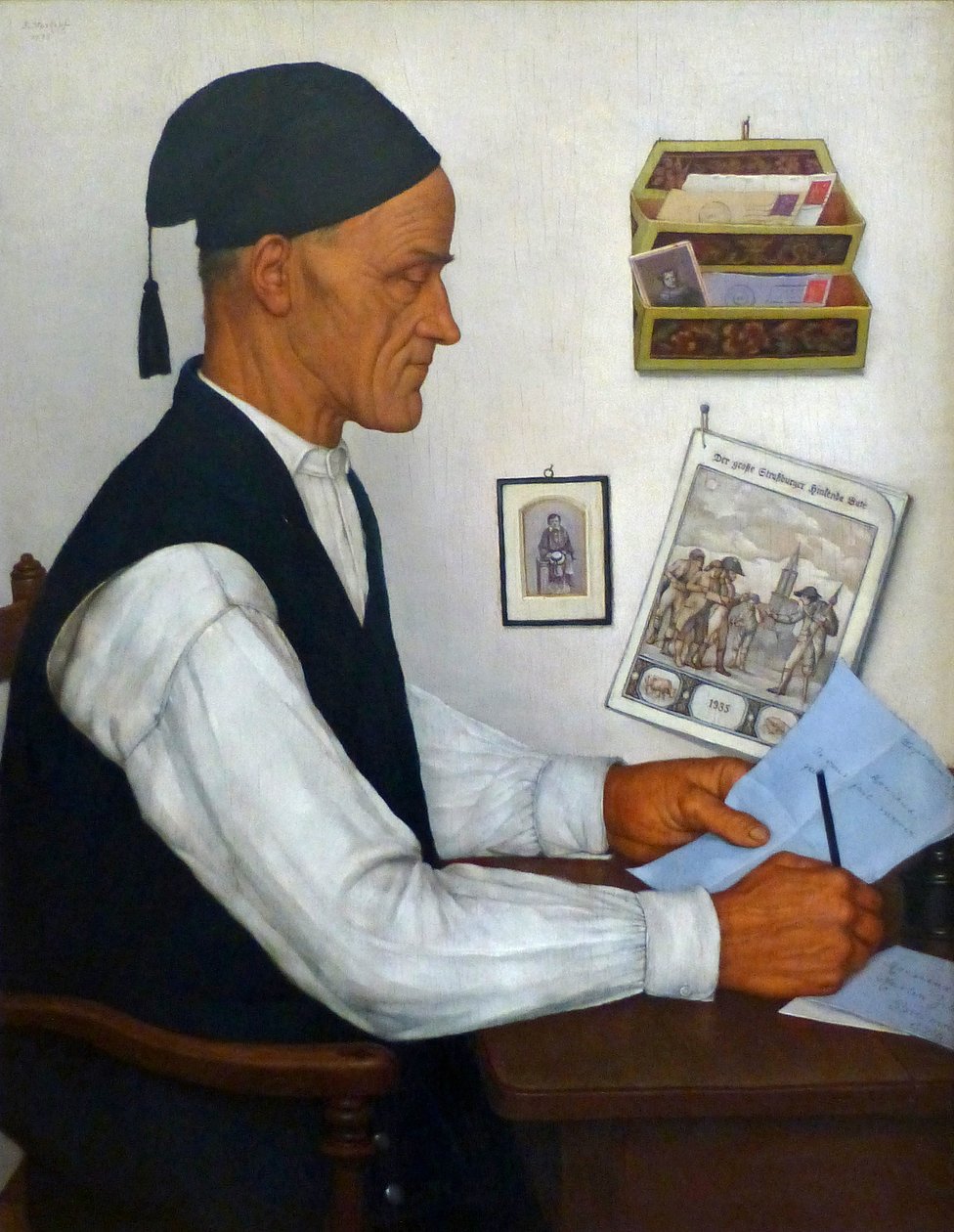 Chromý posel, 1935 od Gustave Stoskopf
