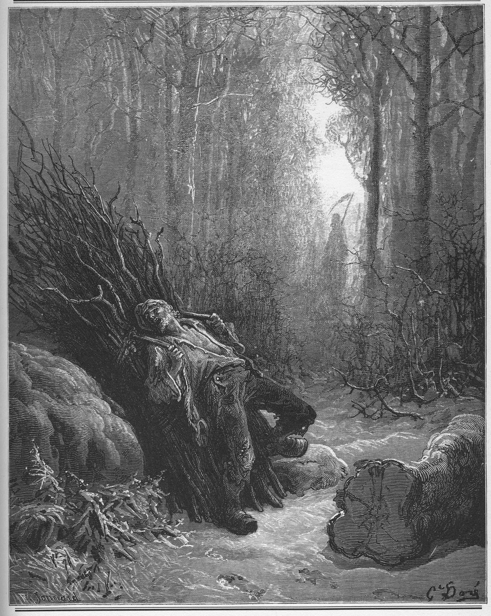 La Mort et le bucheron - Smrt a dřevorubec - z 