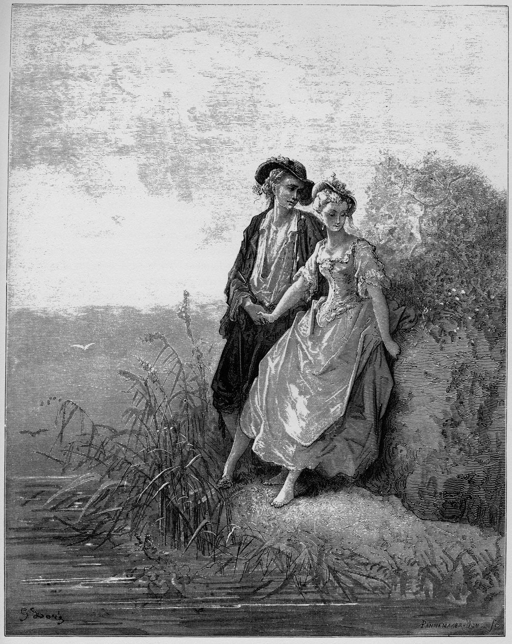 Tircis et Amarante - Tircis a Amaranth - (Pastýř a pastýřka) - z 