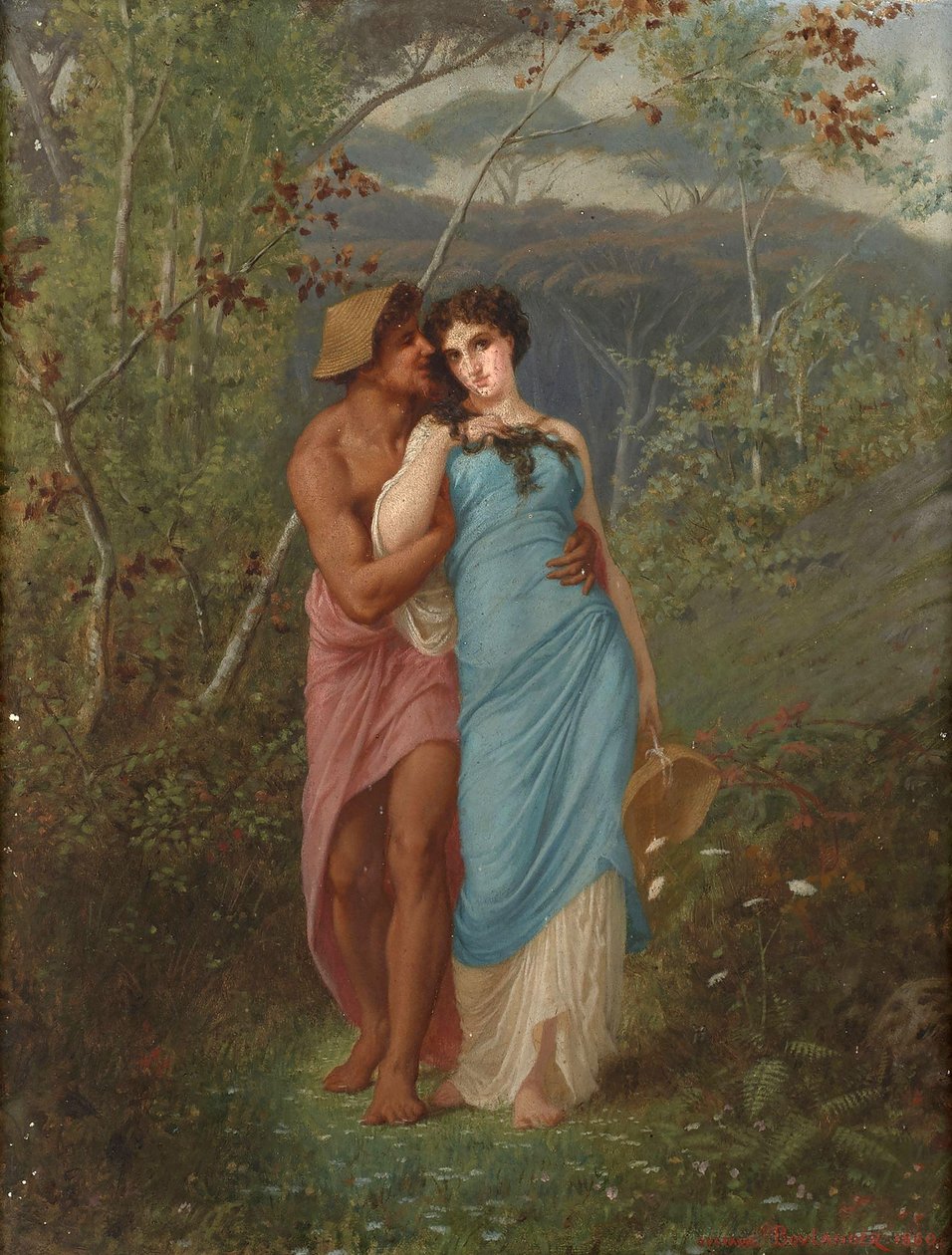 Galatea a pastýř Acis od Gustave Boulanger