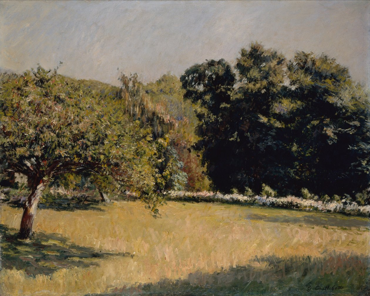 Zahrada v Trouville od Gustave Caillebotte