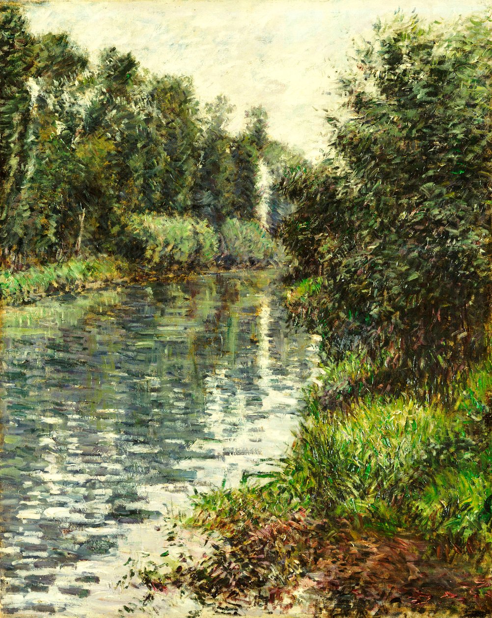 Malá větev Seiny, Argenteuil, 1888-90 od Gustave Caillebotte