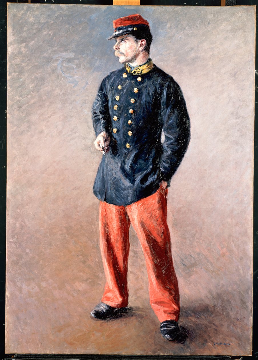 Voják, kolem roku 1881 od Gustave Caillebotte