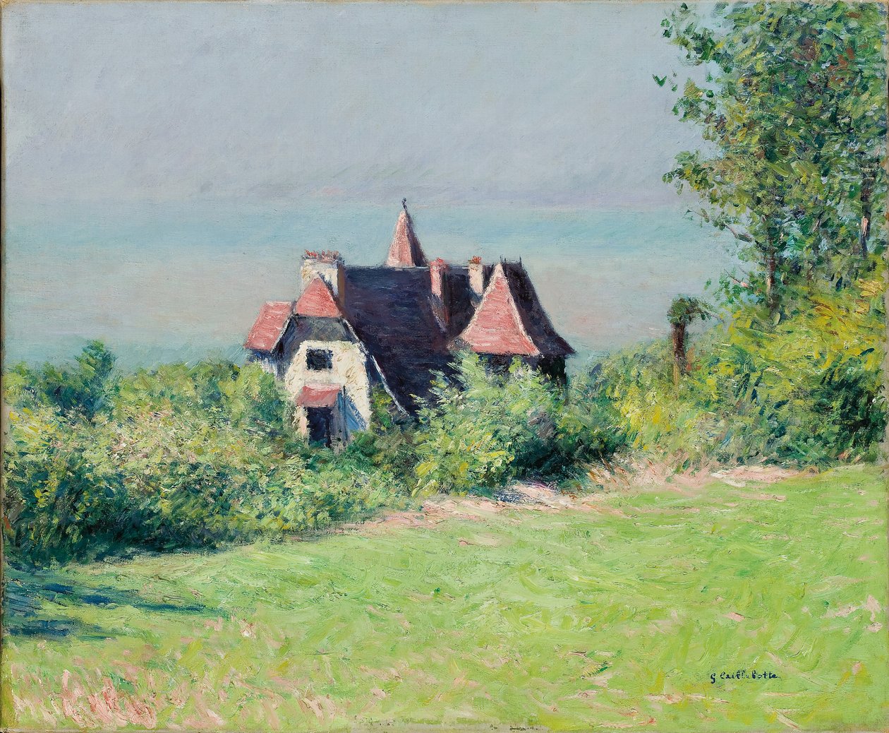 Vila v Trouville, 1882 od Gustave Caillebotte