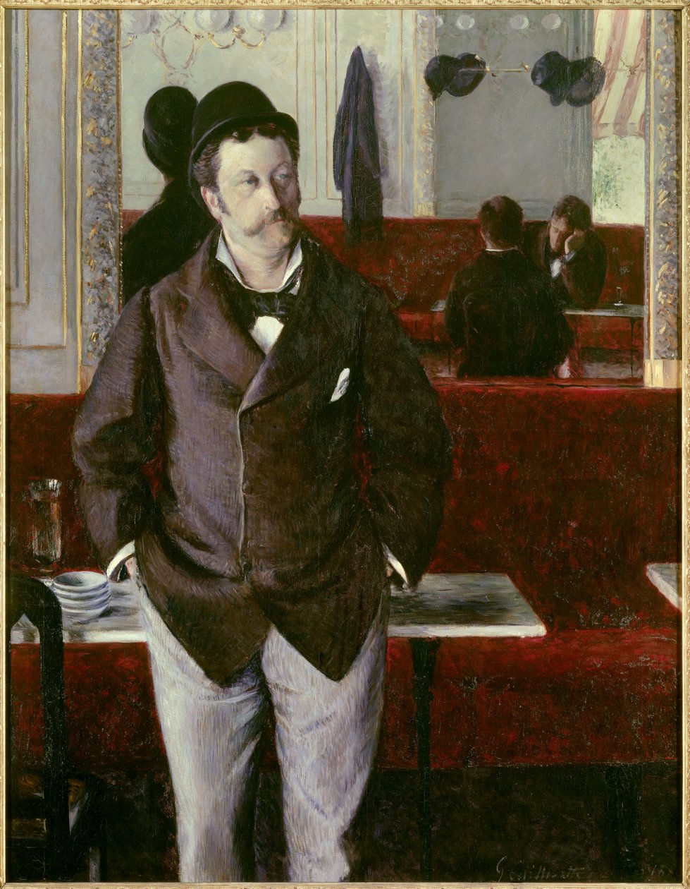 V kavárně Obraz Gustava Caillebotteho (1848-1894) 1880 Ne. 1,53x1,14 m Rouen, musee des Beaux Arts od Gustave Caillebotte