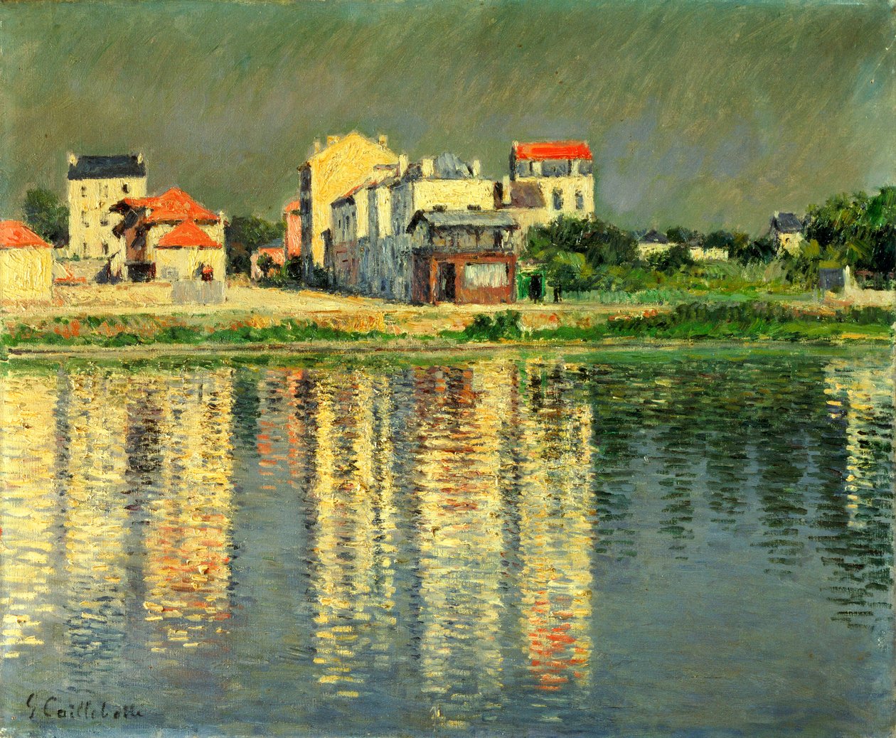 Břehy Seiny v Argenteuil, 1889 od Gustave Caillebotte