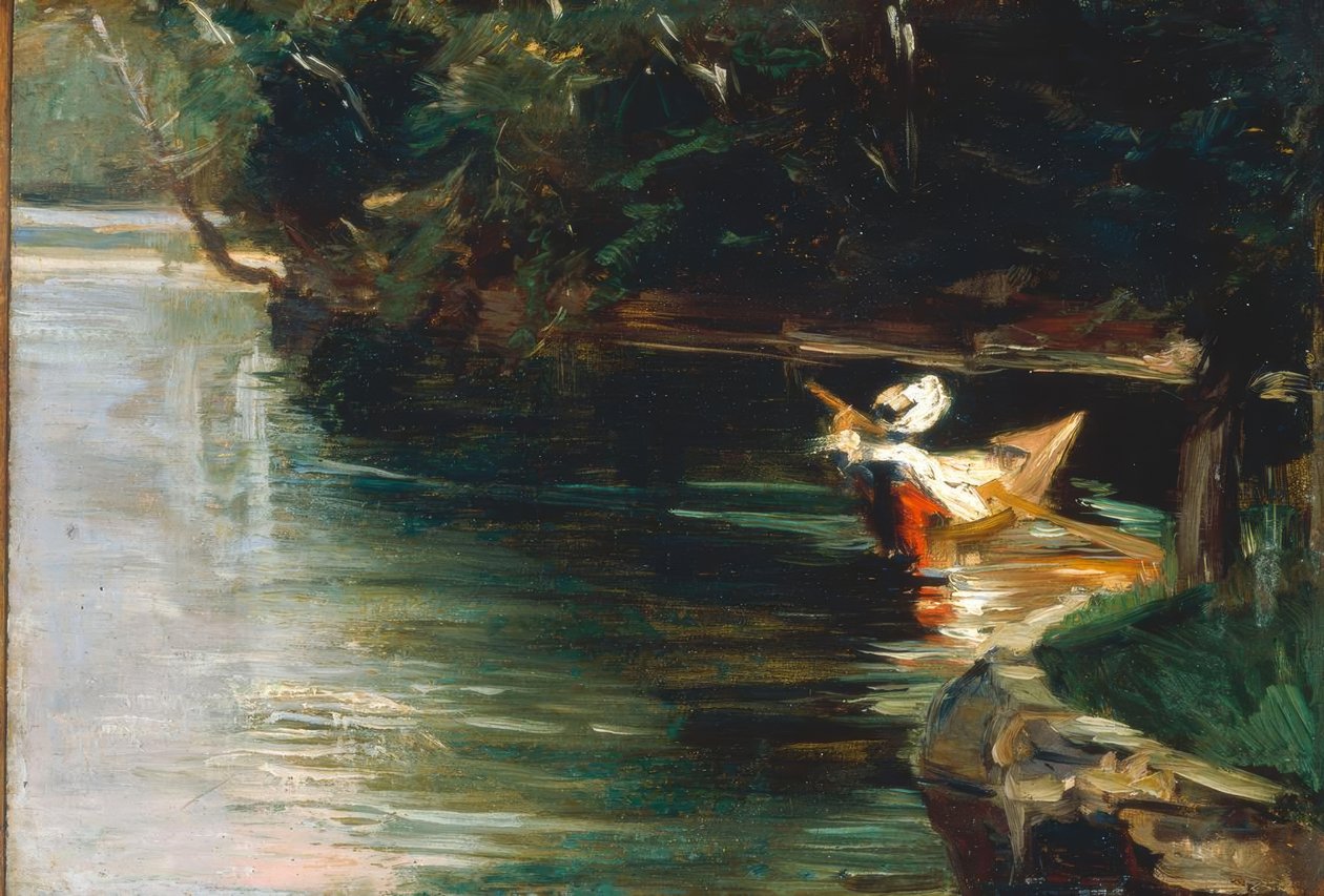 Banks of the Yerres od Gustave Caillebotte