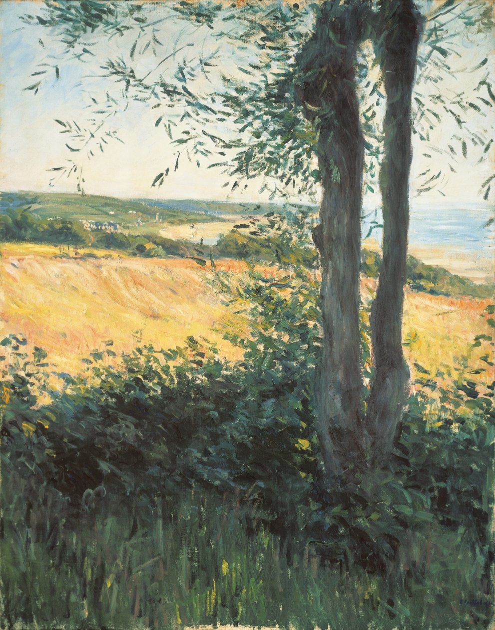 U moře, Normandie, 1884 od Gustave Caillebotte