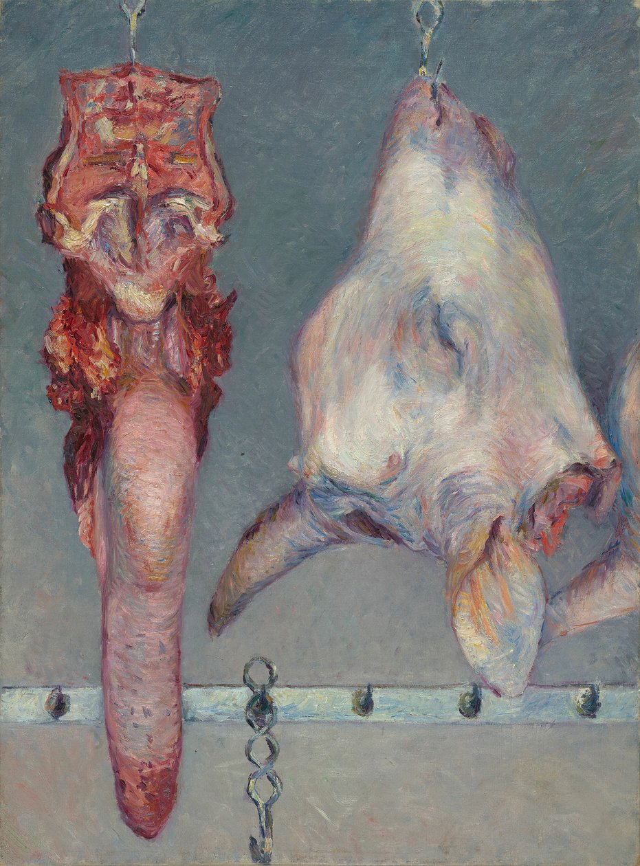 Telecí hlava a volský jazyk, c. 1882. od Gustave Caillebotte