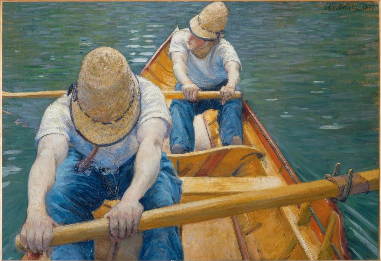 Canotiers od Gustave Caillebotte