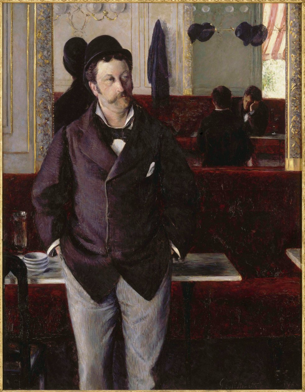 V kavárně, 1880. od Gustave Caillebotte