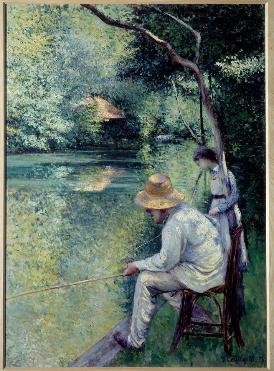 Rybaření má vlasec. Obraz Gustava Caillebotteho (1848-1894) od Gustave Caillebotte