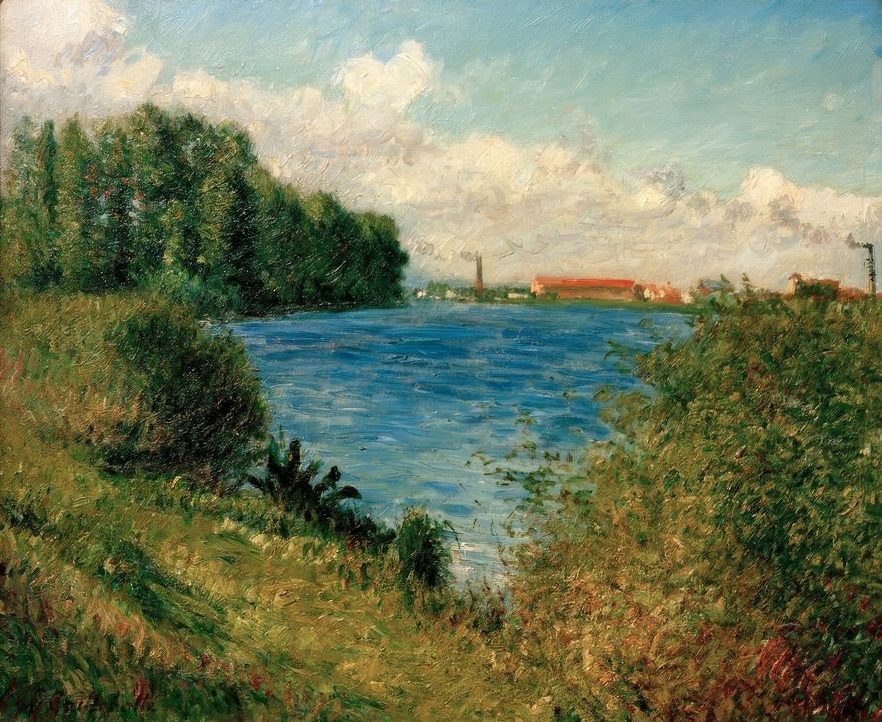 Seina v Argenteuil od Gustave Caillebotte