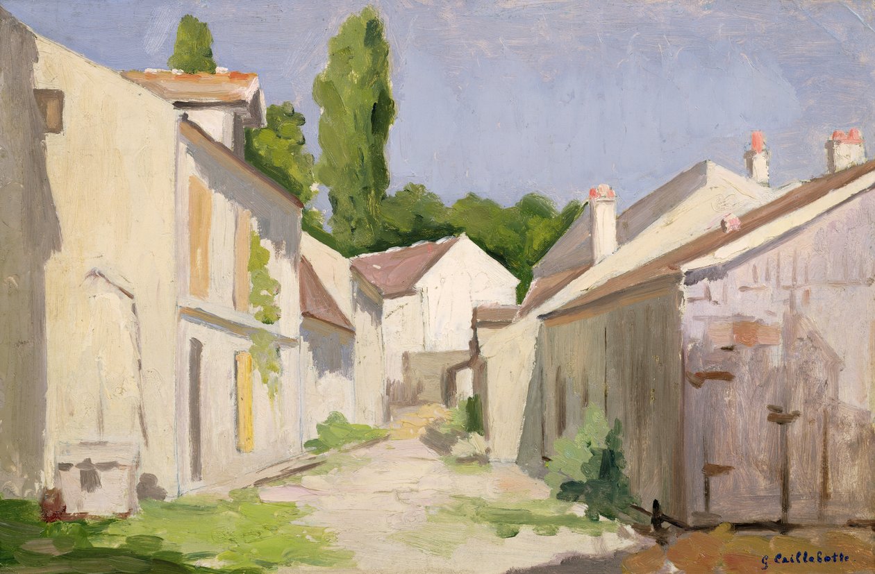 Le Clos des Abbesses, Yerres, Essonne, před rokem 1879 od Gustave Caillebotte