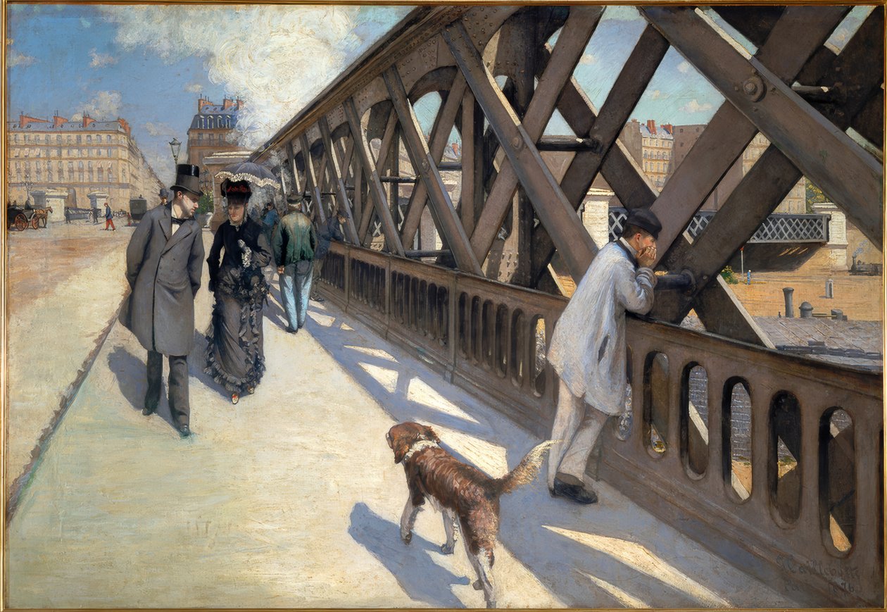 Evropský most od Gustave Caillebotte
