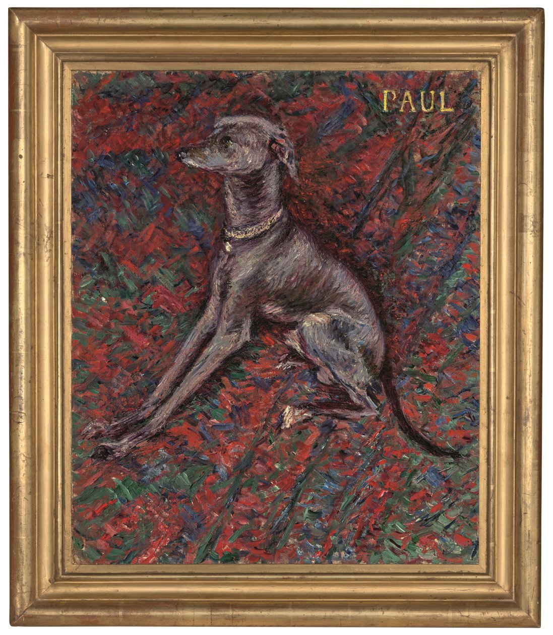 Pes Paul, asi 1886 (olej na plátně) od Gustave Caillebotte