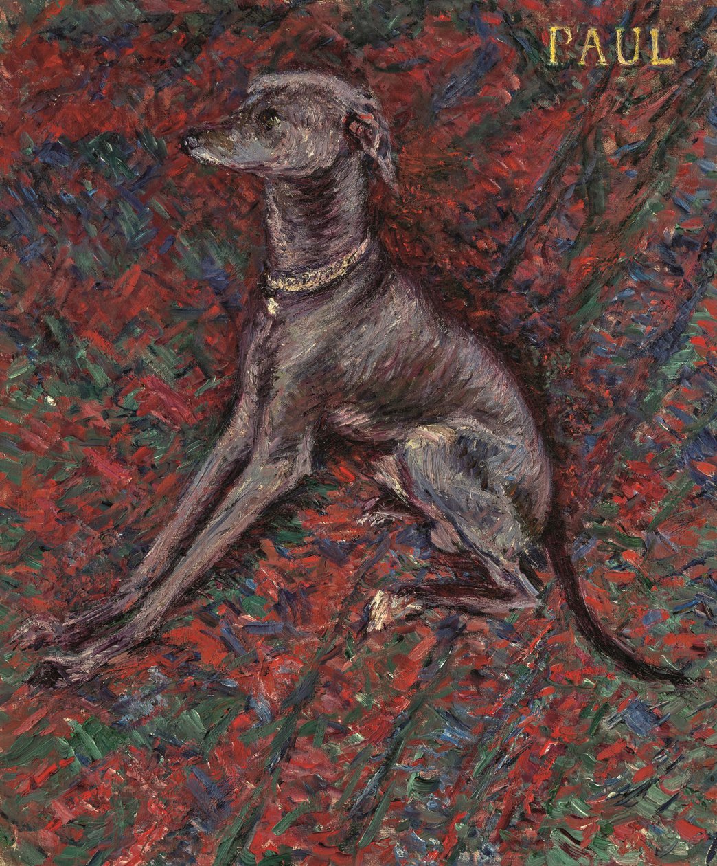 Pes Paul, asi 1886 (olej na plátně) od Gustave Caillebotte