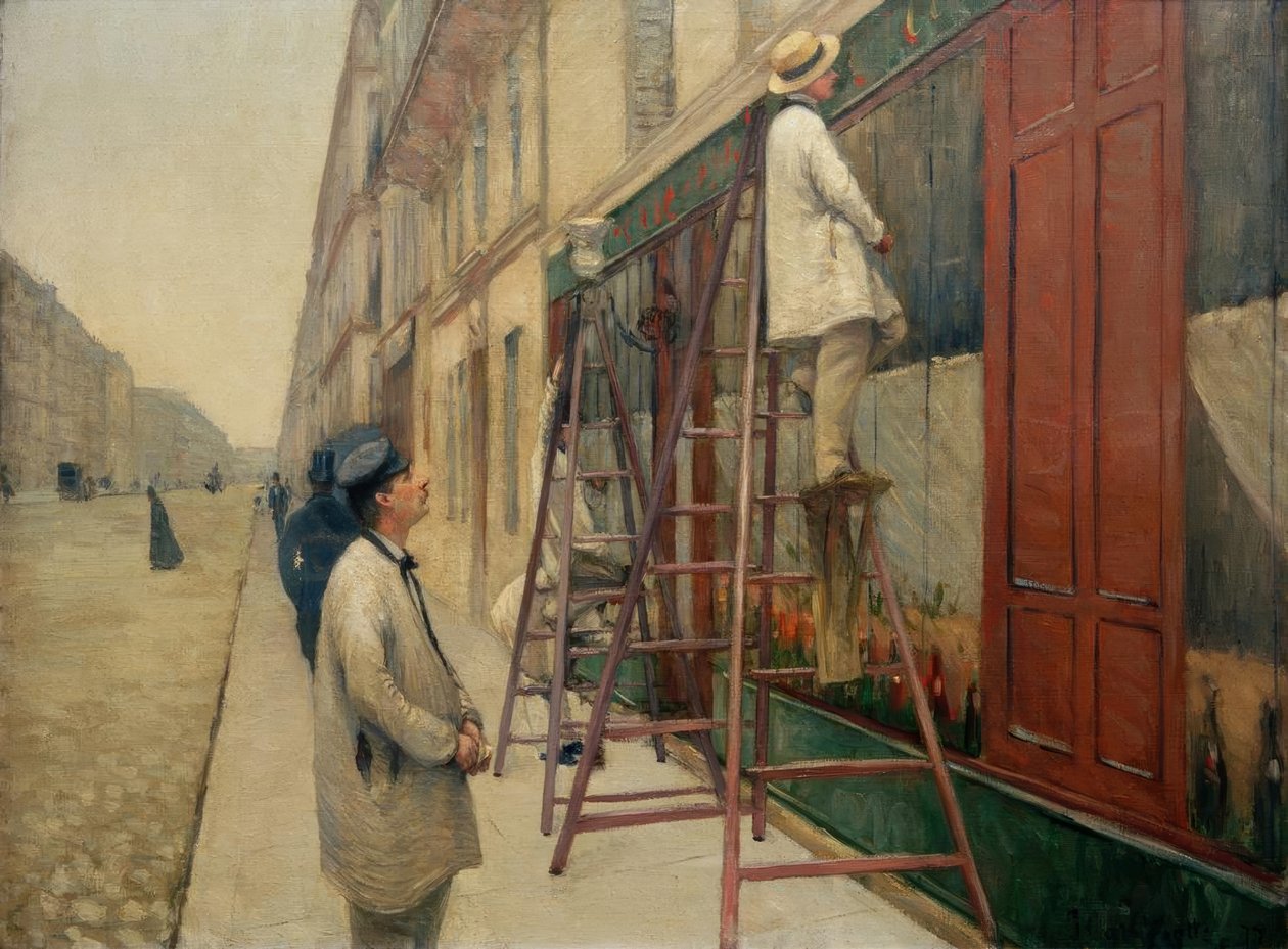 Malíři domů od Gustave Caillebotte