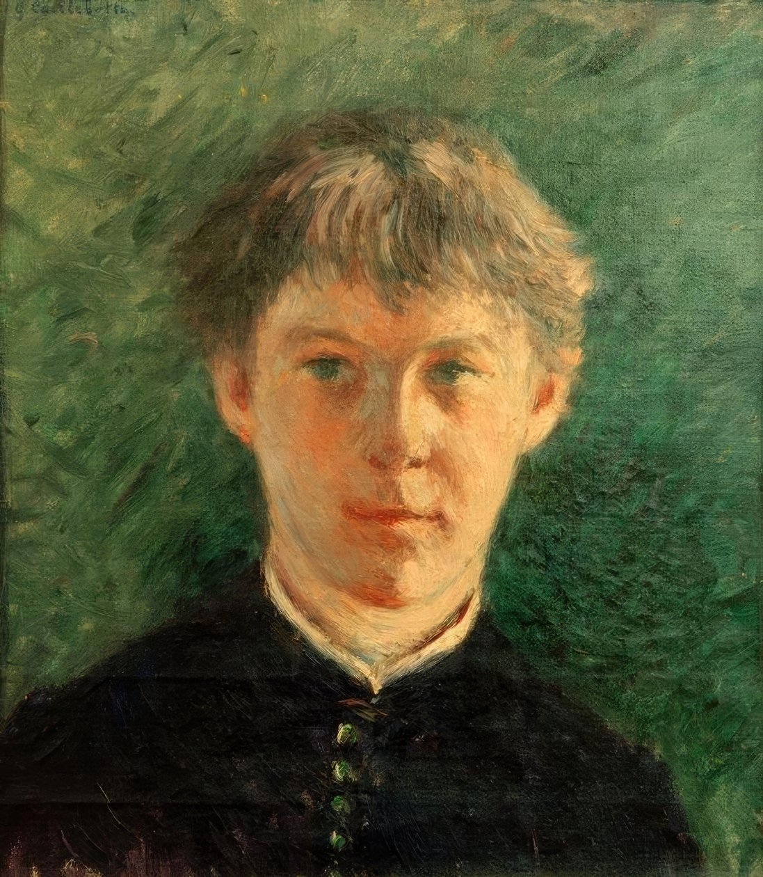 Portrét vysokoškoláka od Gustave Caillebotte