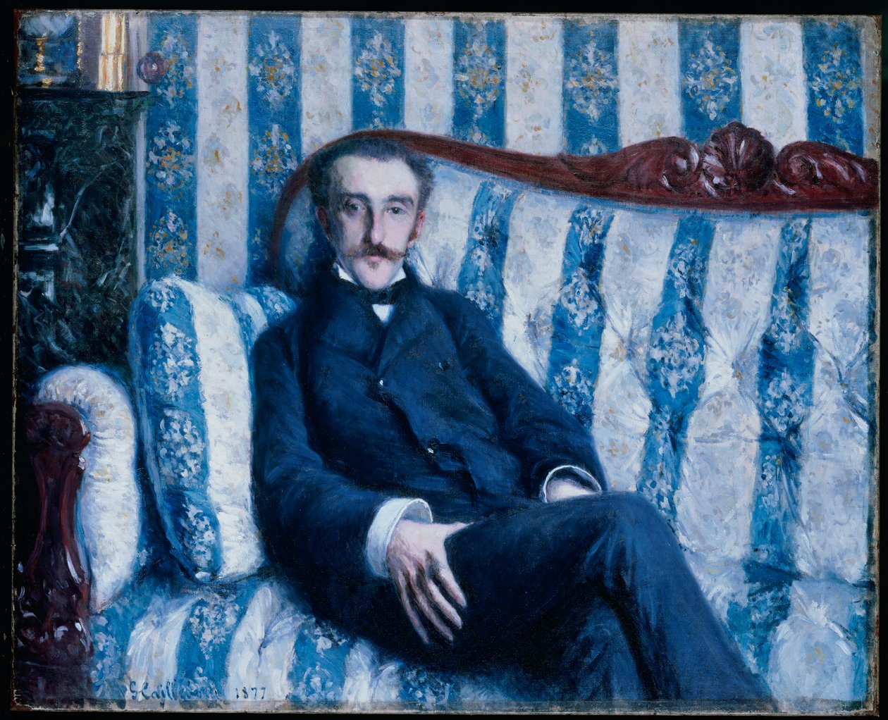 Portrét Monsieur R., 1877 od Gustave Caillebotte