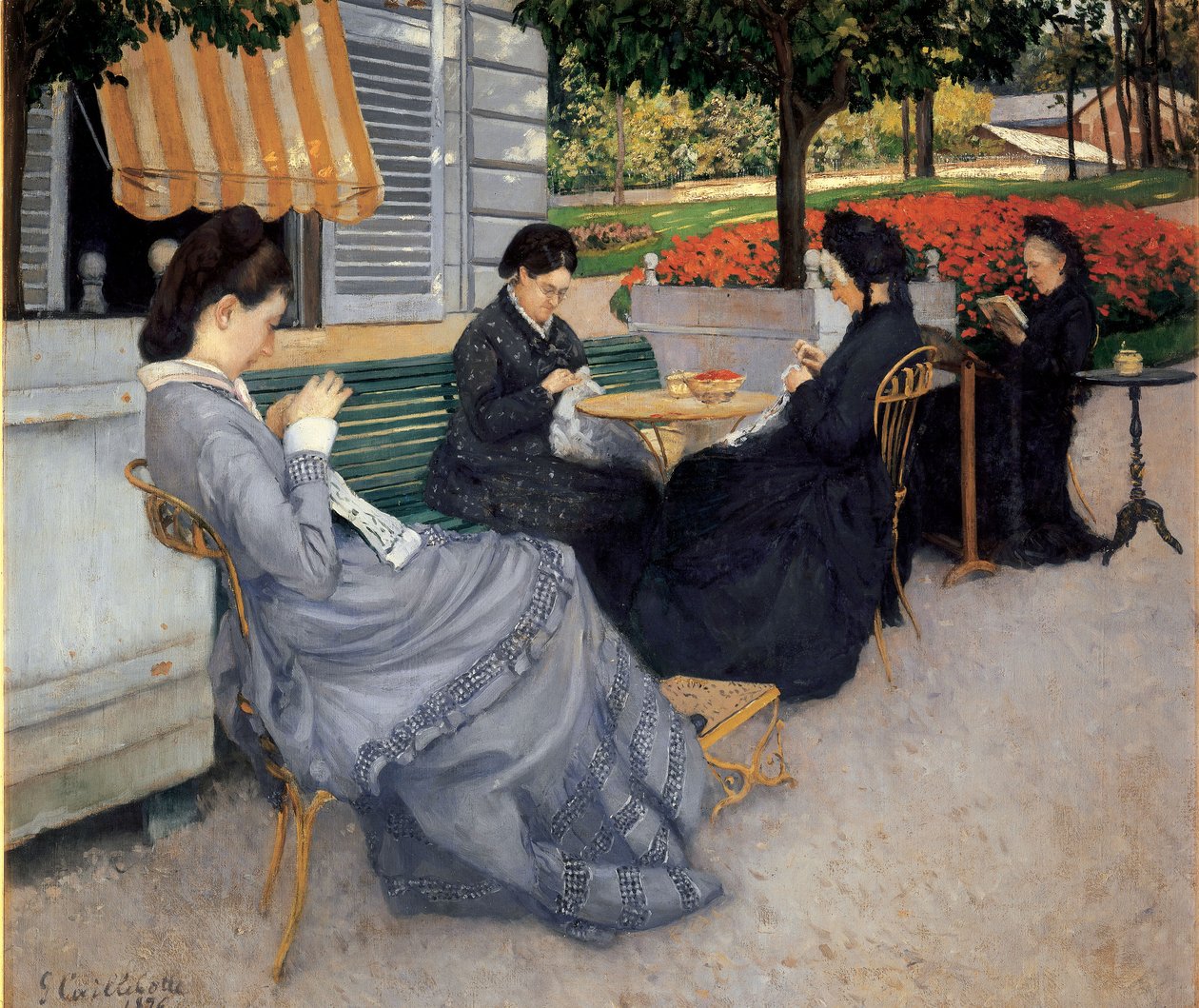 Portréty na venkově od Gustave Caillebotte