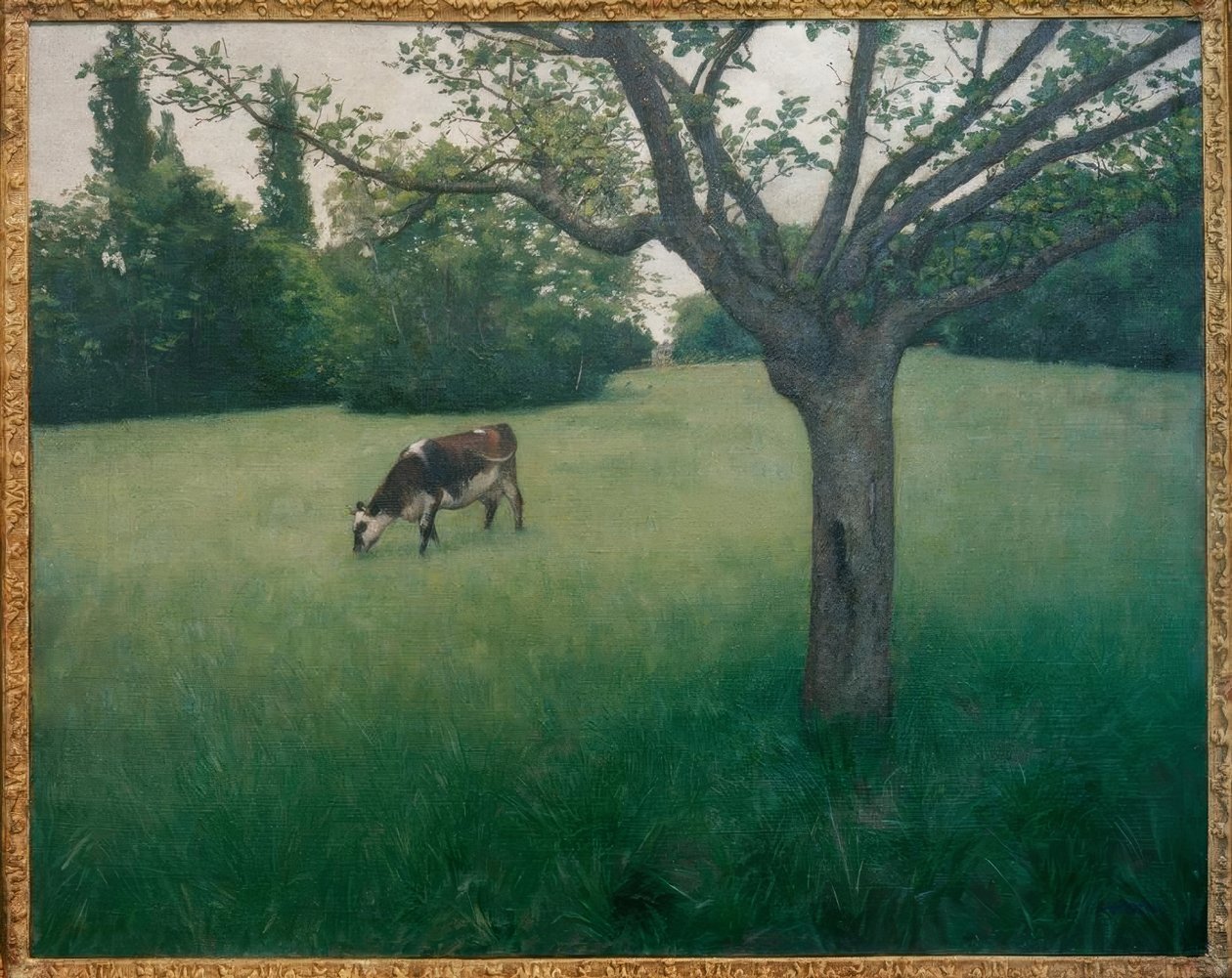 Prairie v Yerres od Gustave Caillebotte