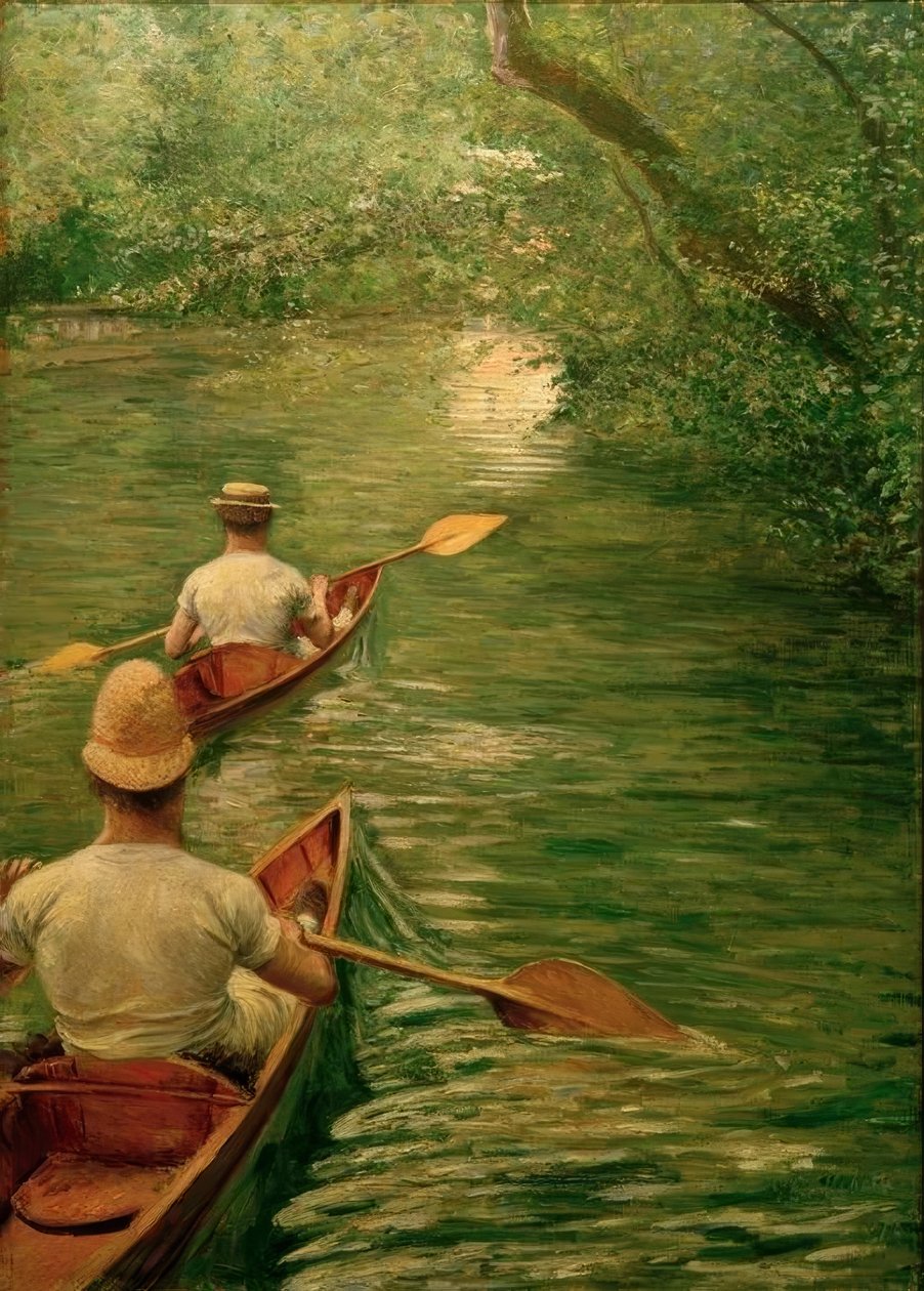 Perissorie na Yerres od Gustave Caillebotte