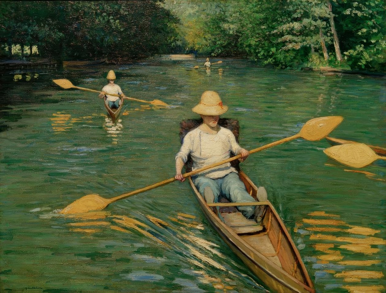 Perissorie na Yerres od Gustave Caillebotte