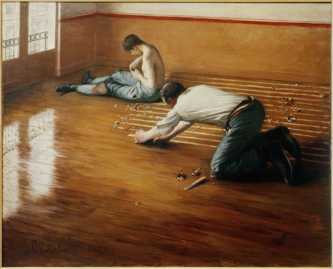 Podlahové hoblíky od Gustave Caillebotte