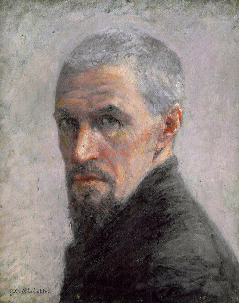 Autoportrét, kolem roku 1889 (olej na plátně) od Gustave Caillebotte