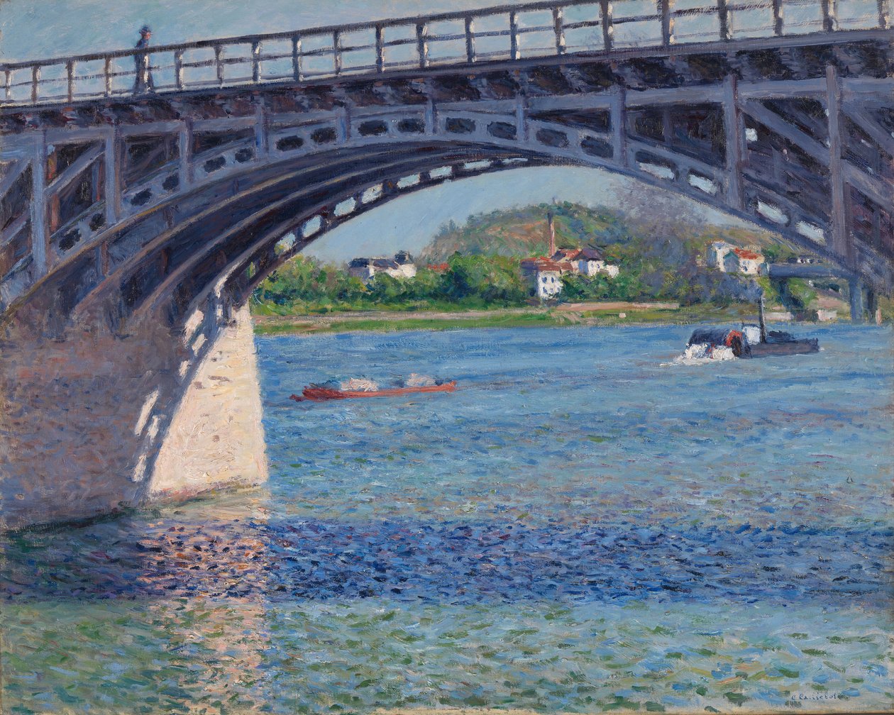 Most Argenteuil a Seina od Gustave Caillebotte