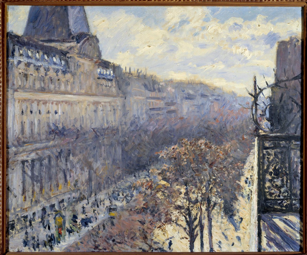 Boulevard des Italians v Paříži Obraz Gustava Caillebotteho (1848-1894) Soukromá sbírka z roku 1880 od Gustave Caillebotte