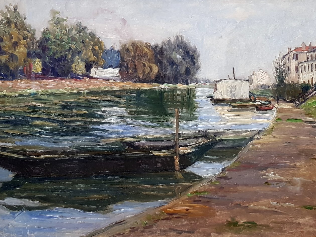 Břehy Seiny od Gustave Caillebotte