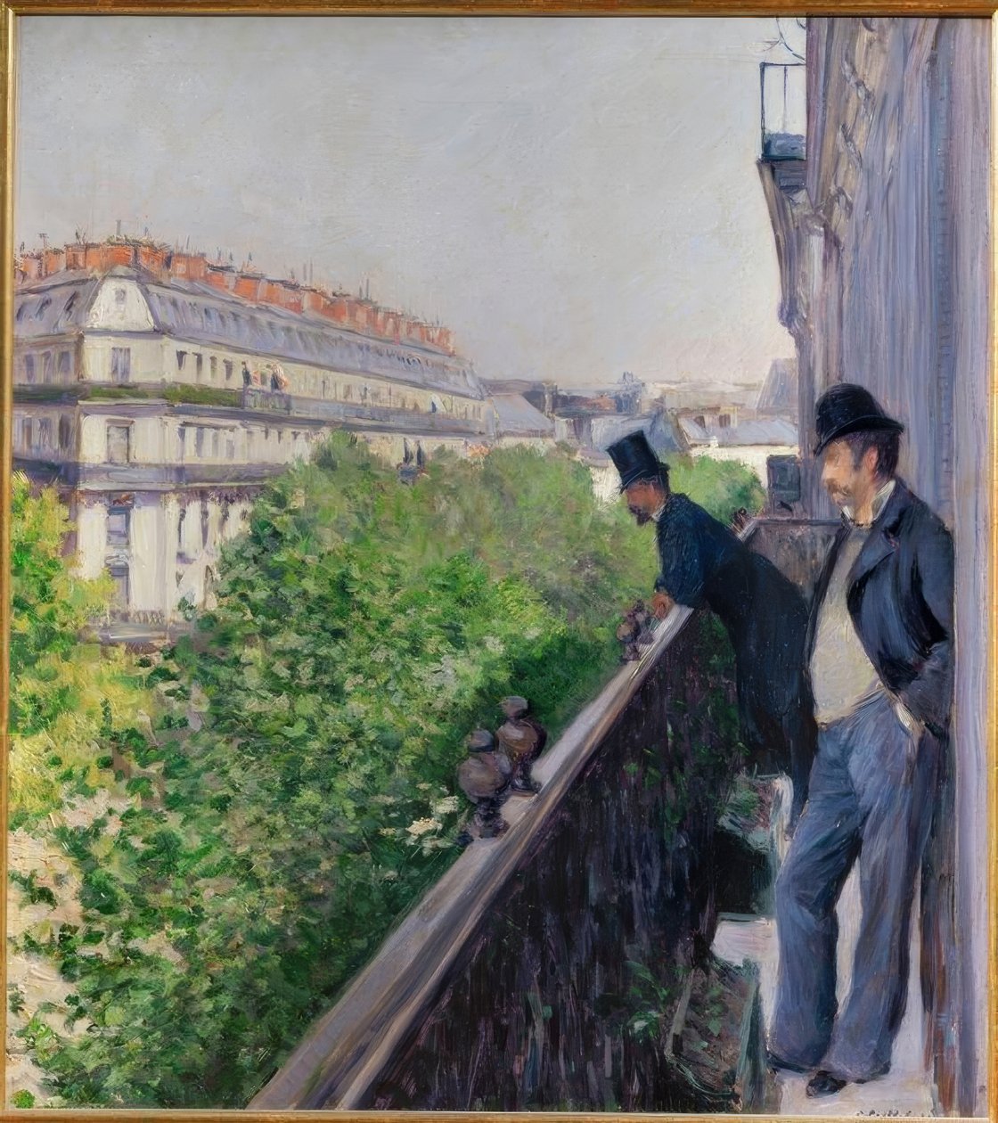 Balkon, Boulevard Haussmann od Gustave Caillebotte