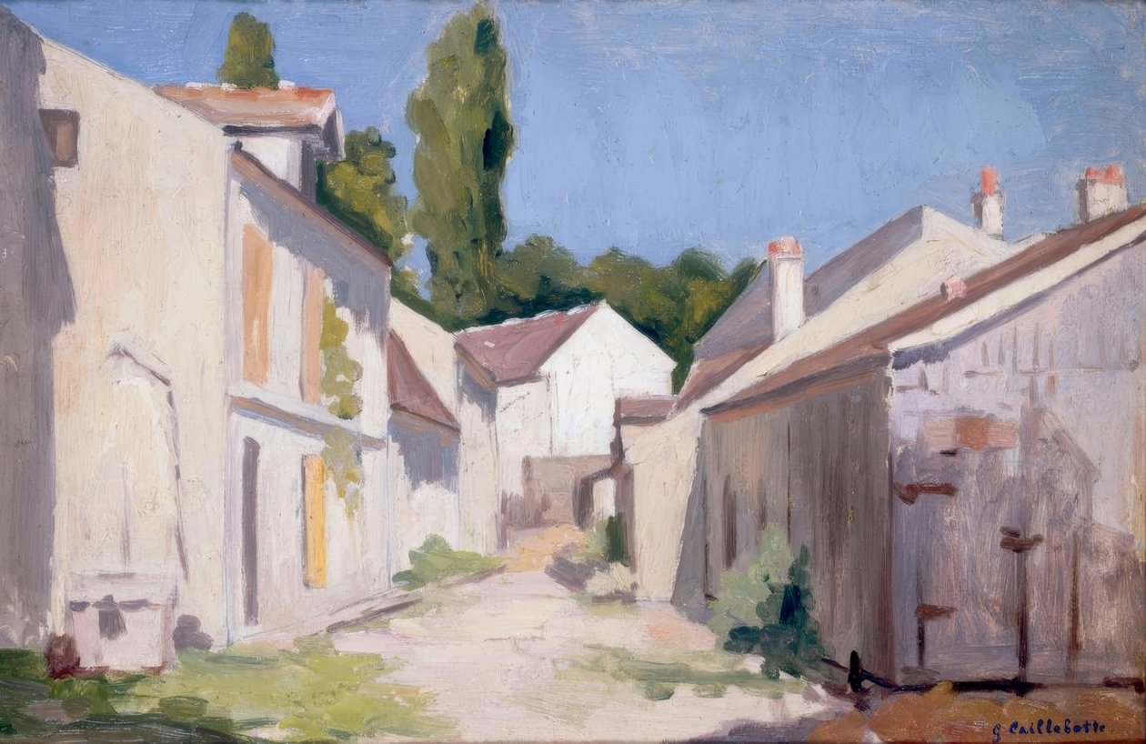 Cesta v Yerres od Gustave Caillebotte