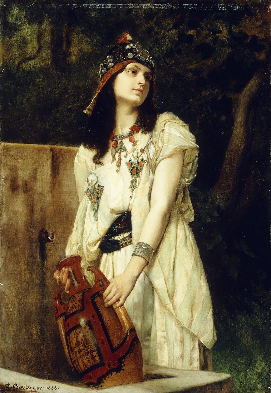 Žena s urnou, 1888 od Gustave Clarence Rodolphe Boulanger
