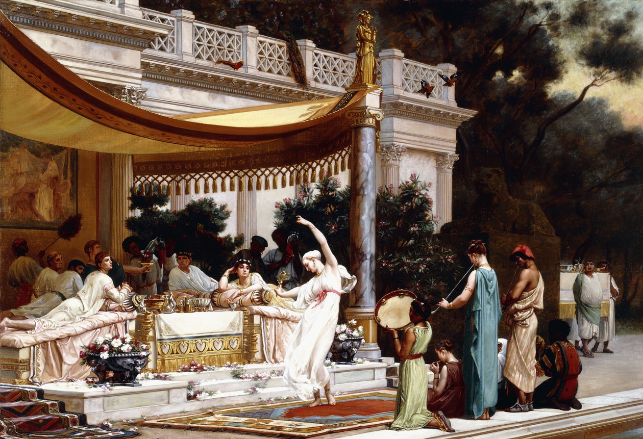 Příjemné hodiny v domě Lucullus, 1977 od Gustave Clarence Rodolphe Boulanger