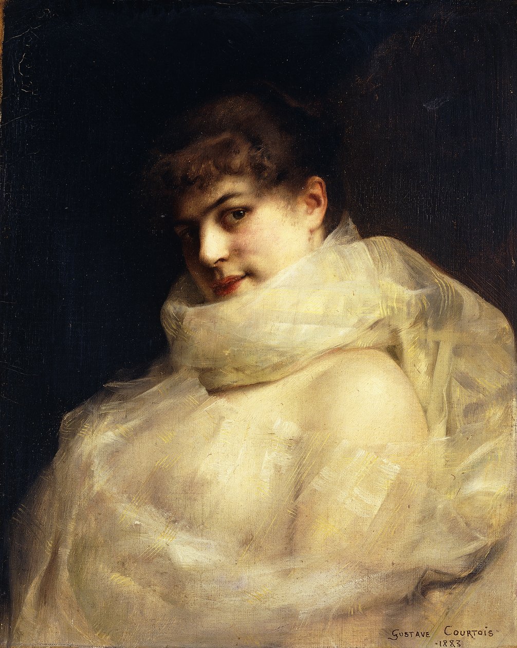 Smyslná kráska, 1883 od Gustave Claude Etienne Courtois