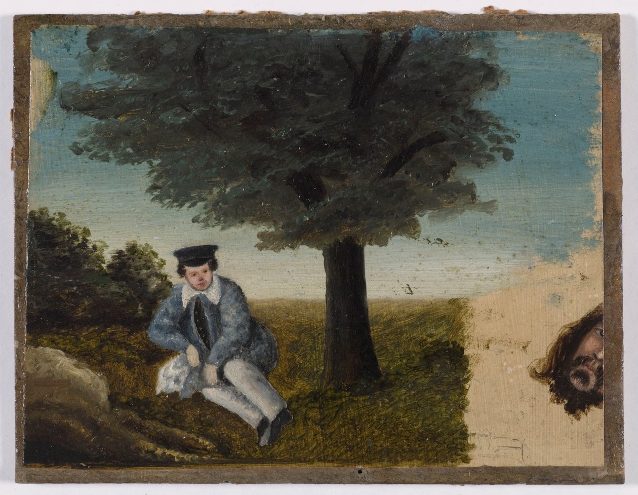 Francouzsky: Autoportrait de Gustave Courbet à l